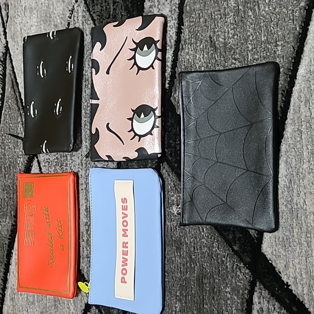 IPSY BAGS BUNDLE SET-OF-5 MAKE-UP GLAM ORGANIZER STORAGE BAGS